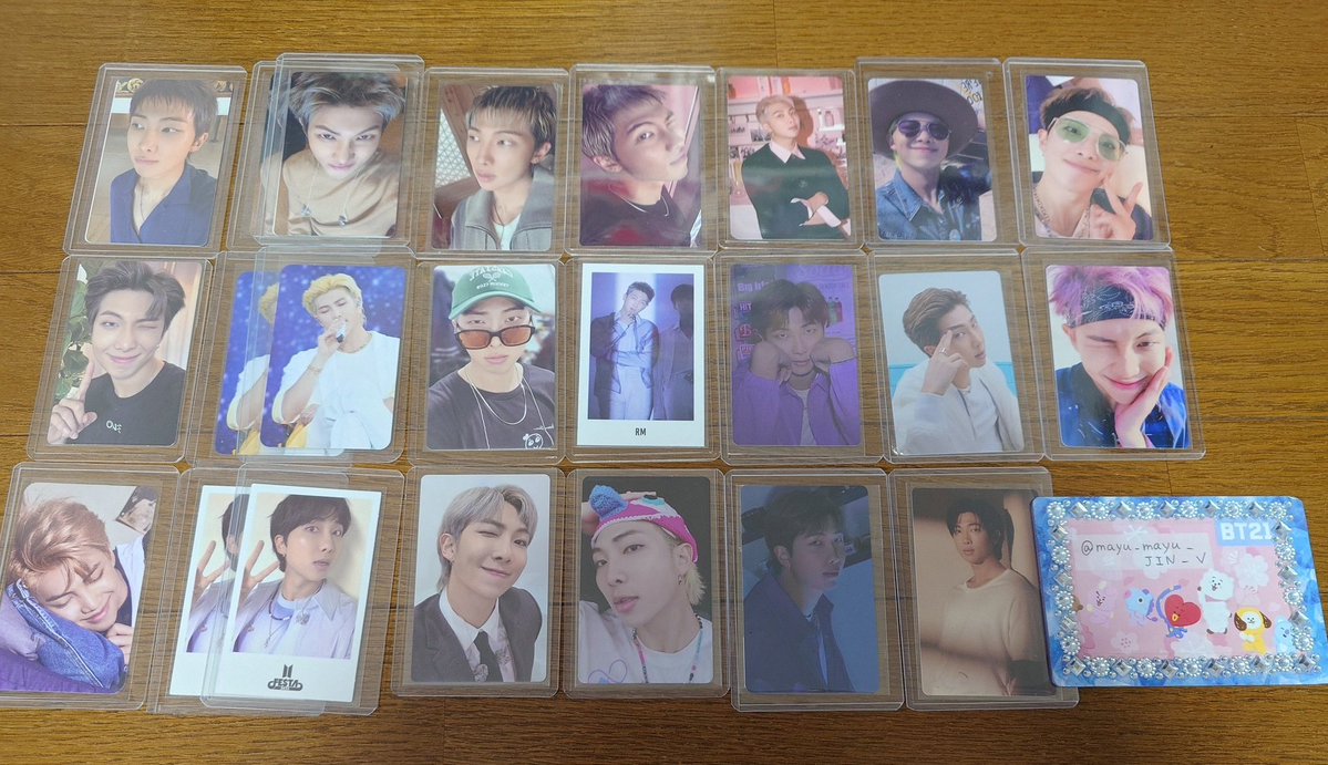 mayu_mayu_JIN_V's tweet photo. BTS 交換希望
譲)🐨🐿️🐱🐥🐰or買取
求)未所持🐹※固ポスト参照
·基本トレカを求めています！！
·未所持トレカは買取も検討致しますので、希望金額ご提示下さい🙇‍♀️

交換可能なものございましたら、よろしくお願い致します🙇‍♀️
#BTS交換　#BTS買取 https://t.co/ZqExAakP44
