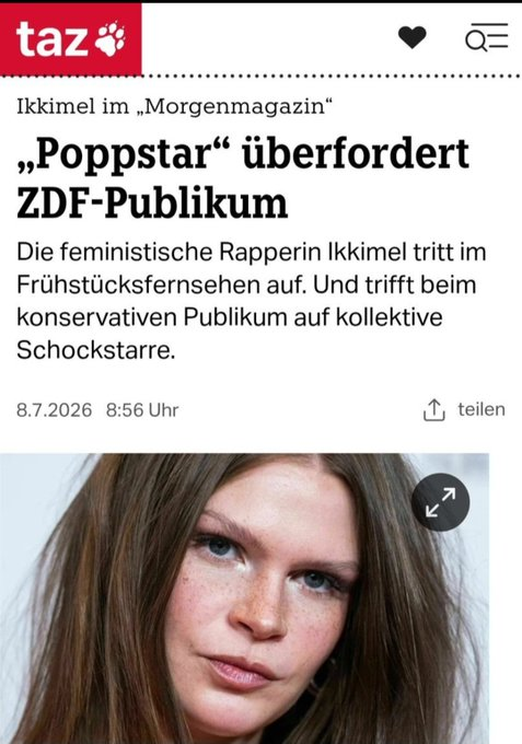 MyHamster_atX's tweet photo. Wie dermaßen krank ist die "TAZ"?!!!
Das Publikum war NICHT "überfordert", sondern einfach nur TOTAL ANGEWIDERT.

#Moma_Ikkimel https://t.co/Vl2dvKZTXF