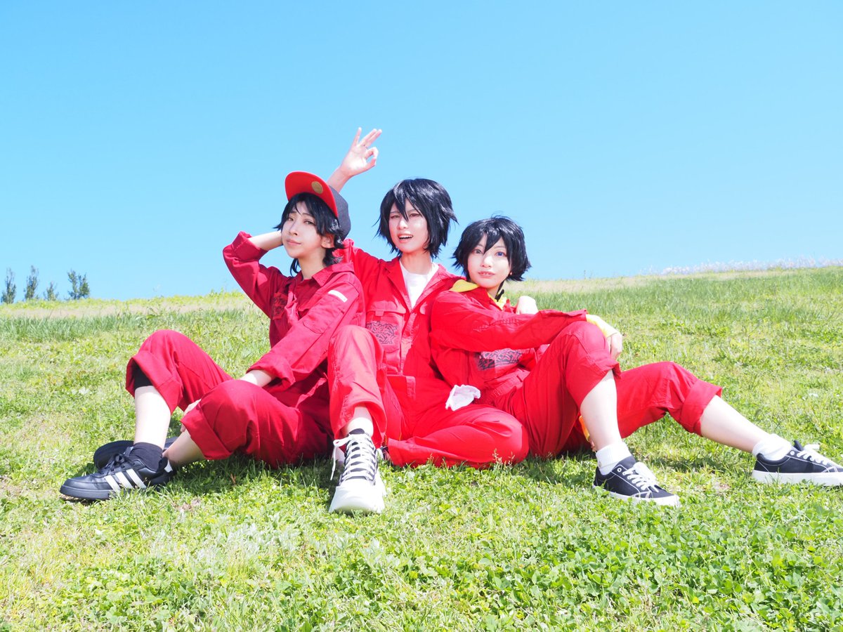 ann___38's tweet photo. 【cosplay/コスプレ】

ヒプノシスマイク🎤
Buster Bros!!! 
ver.SWEETS PARADISE round5

📸@sandara1986
一郎@indoor_taimanya 
二郎@ann___38 
三郎@lkmkaga_ https://t.co/w6CqcIrURh