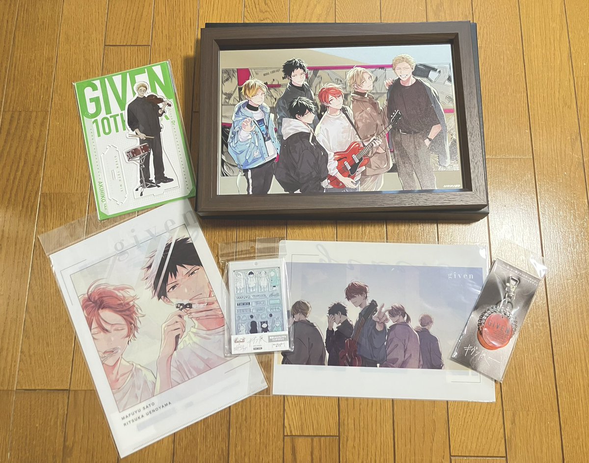 nonzo1103's tweet photo. ギヴンの事後通販が届いたーーーー！！
何ヶ月待ったことか…✨️✨️家宝がまた増えちゃった😂😂 https://t.co/w7kmz11wTA