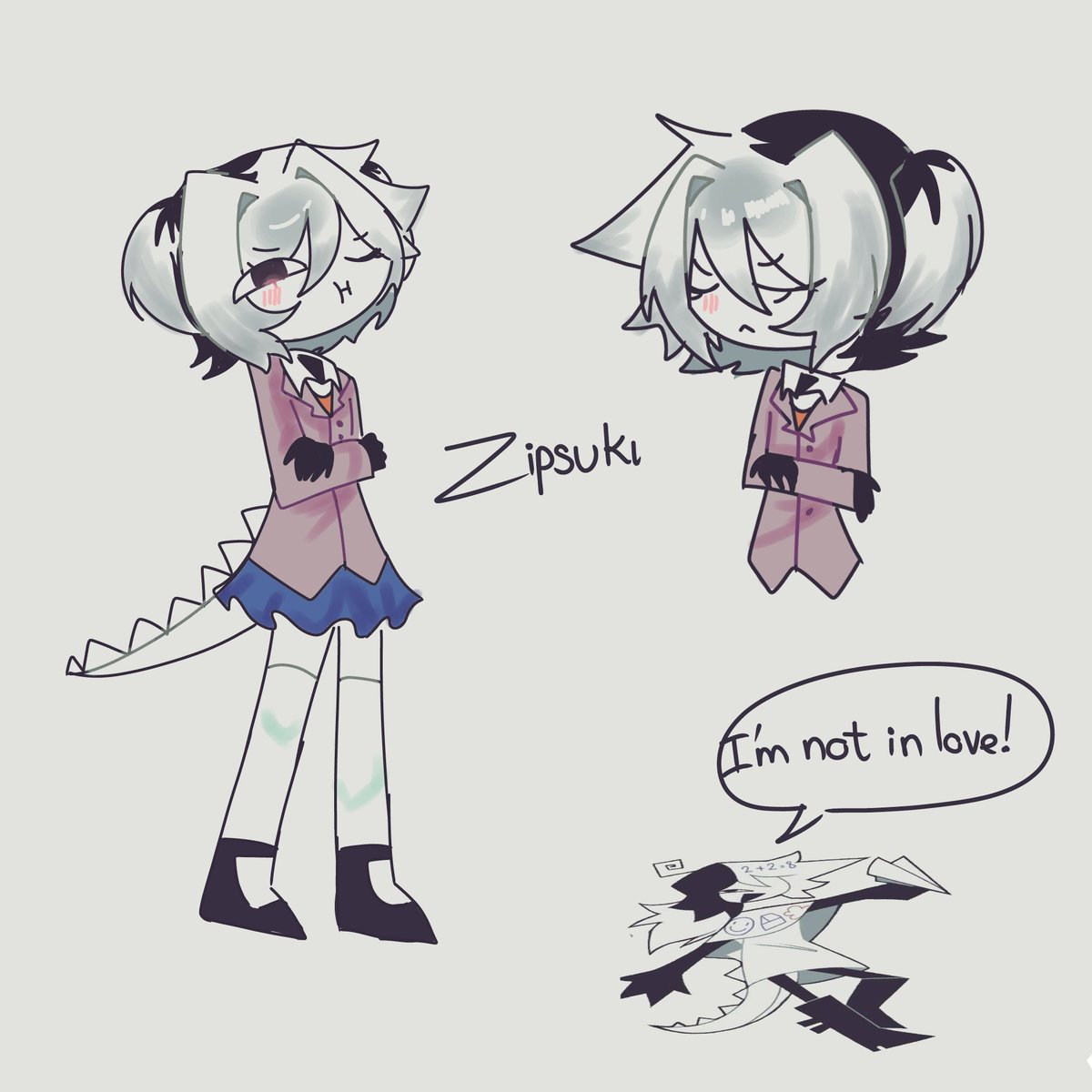 An_Luna124's tweet photo. Zips' Literature Club!
Guess who is MC chat (Really easy)
#fpe #zipfpe #Dokidokiliteratureclub #fpezip #FundalmentalPaperEducation https://t.co/LRTb5UUWzJ