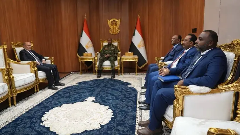 poaenglish's tweet photo. The Khartoum Gambit...!
#AU Special Representative Mohamed Belaiche met with Sudan's Sovereign Council Chairman, Abdel Fattah al-Burhan, in #Khartoum to hold crucial discussions. Read More: https://t.co/4gahSeeqc4
#PulseofAfrica #Sudan #POA https://t.co/tYMXn6niaR