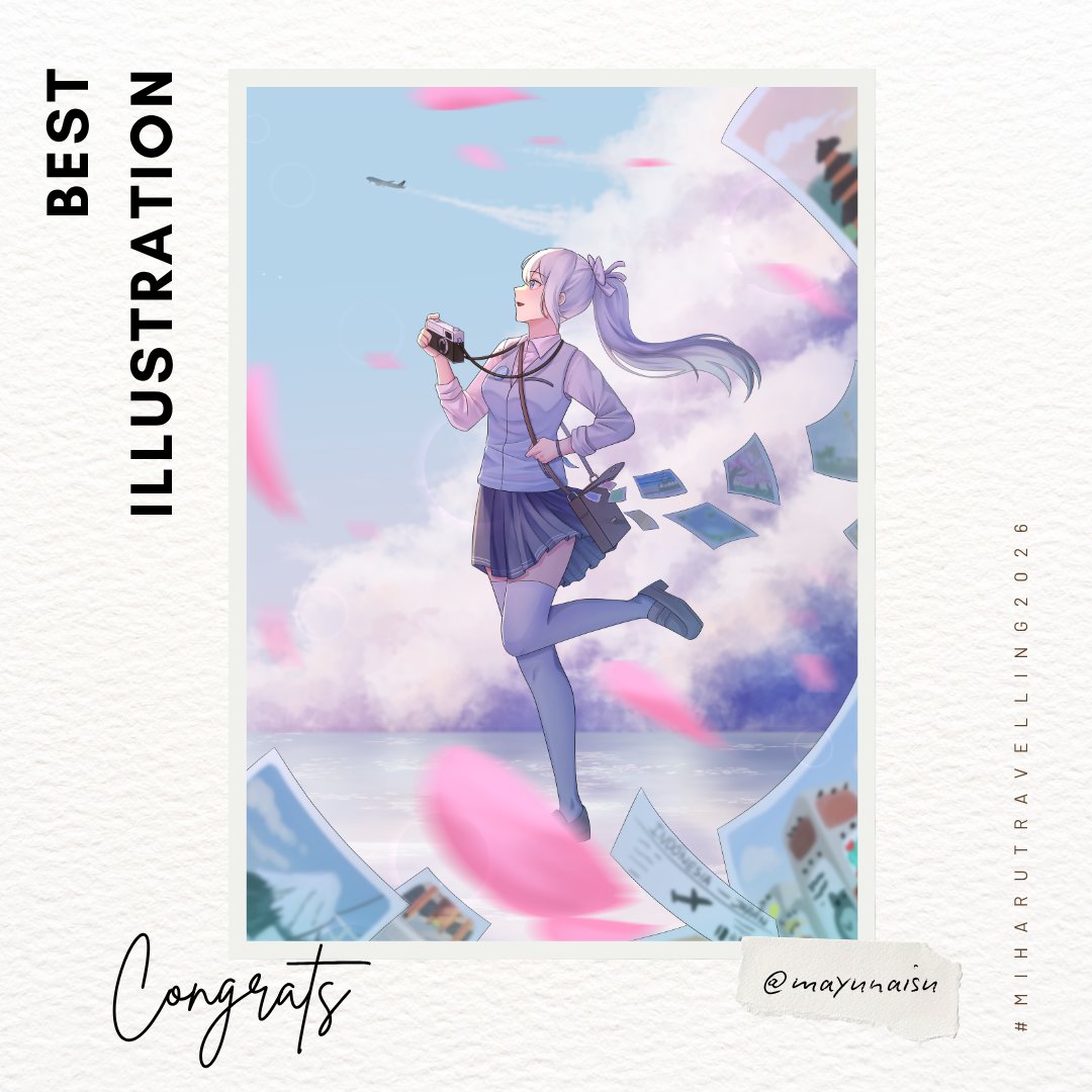 BuluBiru_ID's tweet photo. PENGUMUMAN 📣📣

Selamat untuk @adityart13 yang keluar sebagai most voted illustration.
Selamat juga untuk @Mayunaisu_ sebagai pemenang kategori best illustration pilihan juri.

Terima kasih atas semua pihak yang berpartisipasi. Sampai jumpa lagi di kesempatan berikutnya! https://t.co/snTZb3NhEk