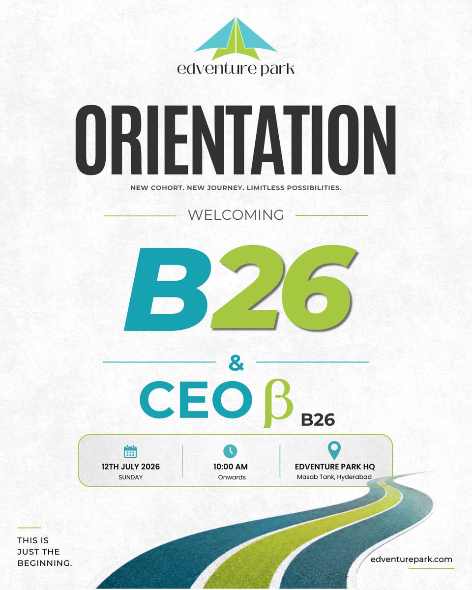 EdventurePark's tweet photo. We are pleased to welcome EVP B26 and EVP CEO-β26 to EdVenture Park.
Orientation marks the beginning of their journey through our incubation and pre-incubation programs. We look forward to seeing what they build.

P.s.a: it’s a closed room event 
#FlyWithEVP #Startups https://t.co/y0Xt6C9sOz
