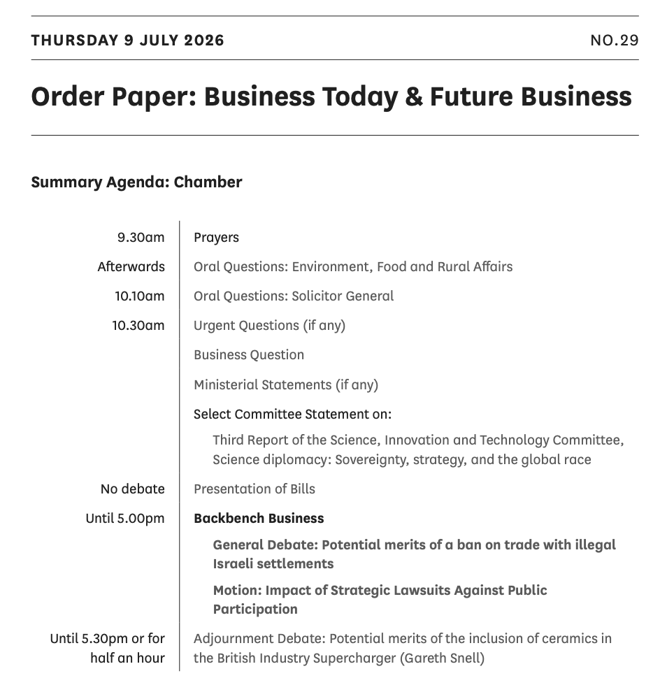 UK House of Commons tweet media