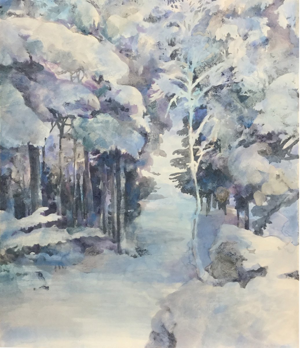 G_Mark_well's tweet photo. 﨑山あいり展　～登山 TOZAN画家～
会期： 7月15日（水）～28日（火）※最終日は17時閉場
会場：大丸神戸店　8階　gallery TOART

2020年　東京藝術大学大学院修士課程　日本画専攻を修了した、登山画家、崎山あいり。山を登り、その時々の自然と向き合い体感した、記憶の中の景色をテーマに岩絵の具で描きます。大丸神戸店の二回目となる今展では、新作日本画２０余点を展示販売いたします。そして今回来場する作家と共に楽しいひと時をお過ごしください。

Airi Sakiyama: Solo Nihonga Exhibition – The Mountain-Climbing Artist
Schedule: Wednesday, July 15 – Tuesday, July 28 (Closes at 5:00 p.m. on the final day)
Venue: Kobe Daimaru Department Store, gallery TOART, 8th Floor

Airi Sakiyama is a mountain-climbing artist who completed her Master’s degree in Japanese Painting at Tokyo University of the Arts in 2020. She climbs mountains and creates paintings inspired by the landscapes she has experienced and remembered. Using traditional Japanese mineral pigments, she expresses the beauty and atmosphere of nature from her own memories. This is her second exhibition at Daimaru Kobe. More than 20 new Japanese paintings will be on display and available for purchase. The artist will be at the exhibition. We hope you will enjoy meeting her and discovering her new works.

#﨑山あいり #日本画 #登山画家 #個展 #神戸イベン #AiriSakiyama #Nihonga #MountainArt #SoloExhibition #KobeArt