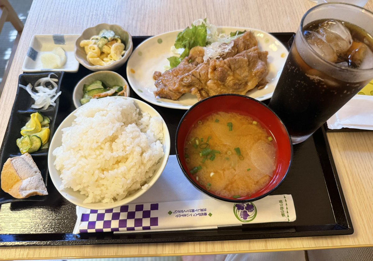 tencho_358's tweet photo. 戸建てを改装した庶民的な定食屋にて

生姜焼き定食🐷🍚

それでもフードコート的なセミセルフ式の

ストロングスタイル😳

いいね。悪くないよ👍🏻

( 'ω')ﾁｽ https://t.co/AUWcSwqInY