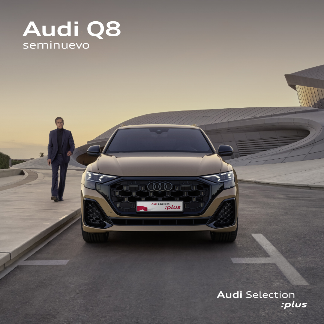 HelmanticaAudi's tweet photo. Con #AudiSelectionplus puedes conseguir tu #AudiQ8 seminuevo revisado hasta en 289 puntos de chequeo. https://t.co/E1NRts4HhJ