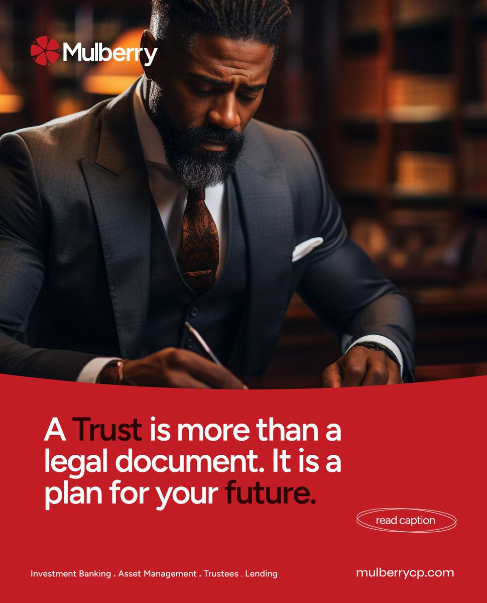 Mulberrycp's tweet photo. Protect today, plan for tomorrow.
Speak with Mulberry Trustees about private tryst solutions.

#MulberryTrustees
#PrivateTrust
#LegacyPlanning
#WealthProtection
#SecureYourFuture https://t.co/6q58OVT97I