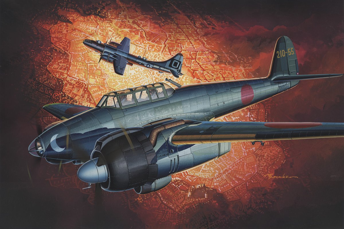 fujimi_co's tweet photo. 10月新製品受注始まりました！

1/72 Cシリーズ №43
日本海軍 夜間戦闘機 月光11型 後期型

その斜銃で夜空を護れ！
日本を代表する夜間戦闘機・月光が1/72日本機シリーズ(Cシリーズ)に登場！

日本海軍を代表する夜間戦闘機・月光。中でも後部胴体が段なしとなった11型の後期生産型をモチーフにしています。
未塗装プラスチックモデル組み立てキット。
完成時サイズ:(約)全幅236㎜×全長168㎜。部品点数52点。
斜銃(斜め銃)と呼ばれる操縦席後方の20ミリ機関砲など、夜間戦闘機ならではの装備もリアルに再現。
デカールには機首の三日月マークが特徴の第210海軍航空隊所属機など3種を収録。

#フジミ模型
#フジミ
