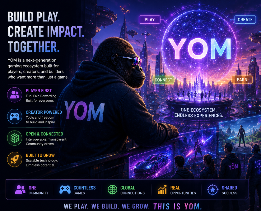 Fozle10's tweet photo. What excites me most about YOM is the vision of bringing players, creators, and builders into one connected ecosystem.
I'd love to see more games, more creativity, and more opportunities for communities to shape the future together.
@YOM_Official
#YOM_Walter https://t.co/tVg33xXFus