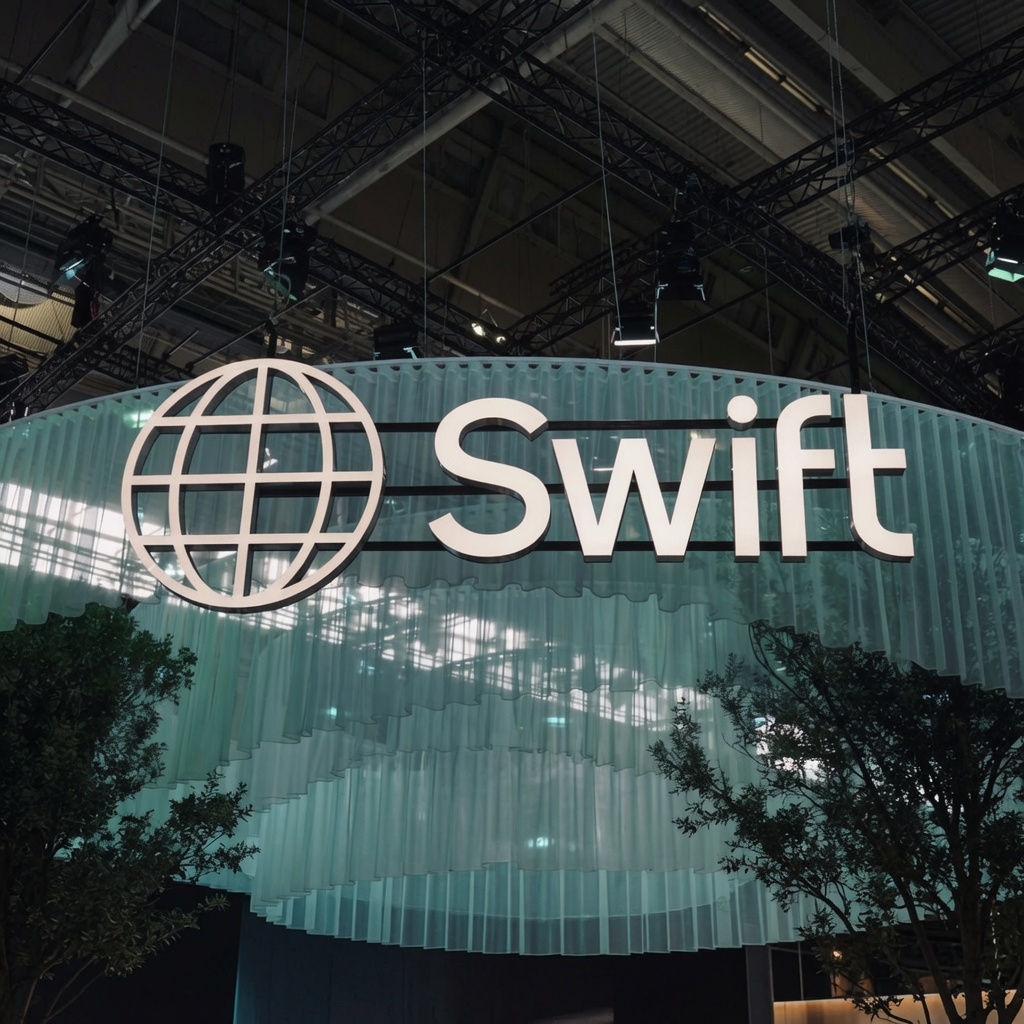 TheBlockCo's tweet photo. THE BLOCK: Swift says 17 commercial banks will pilot cross-border transactions using its new blockchain ledger.

The network allows participating institutions to settle customer funds 24/7 via tokenized deposits without altering existing credit and risk standards. https://t.co/4VXkcP51AV