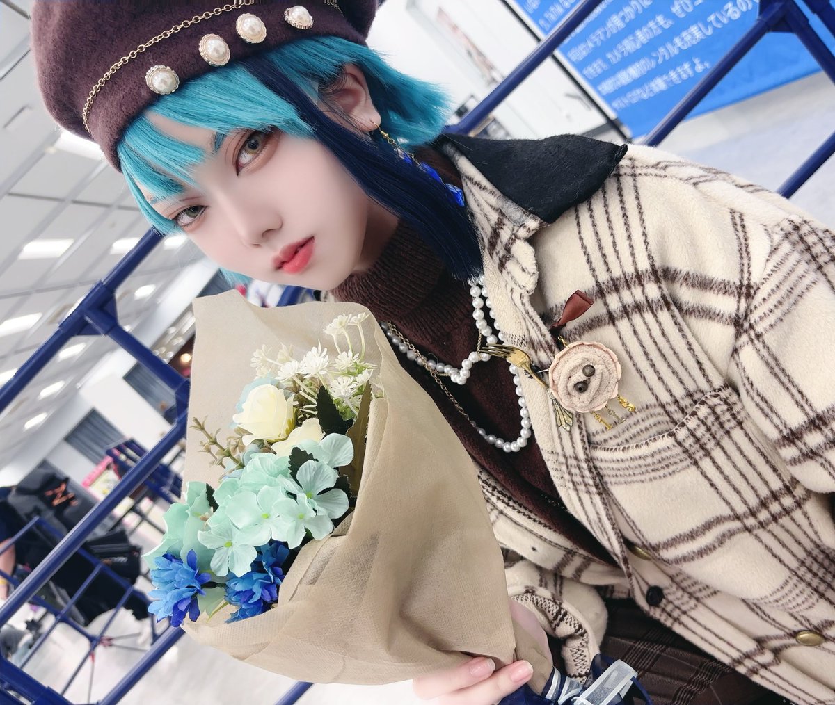Yako_0417's tweet photo. ⚠️Cosplay/twst🐬⚠️
“おや？　僕に目をかけてくださるのですね”

♣️📸→@Itigo_shii
Thanks✨

 #アコスタ池袋 https://t.co/iqahaYZJyh