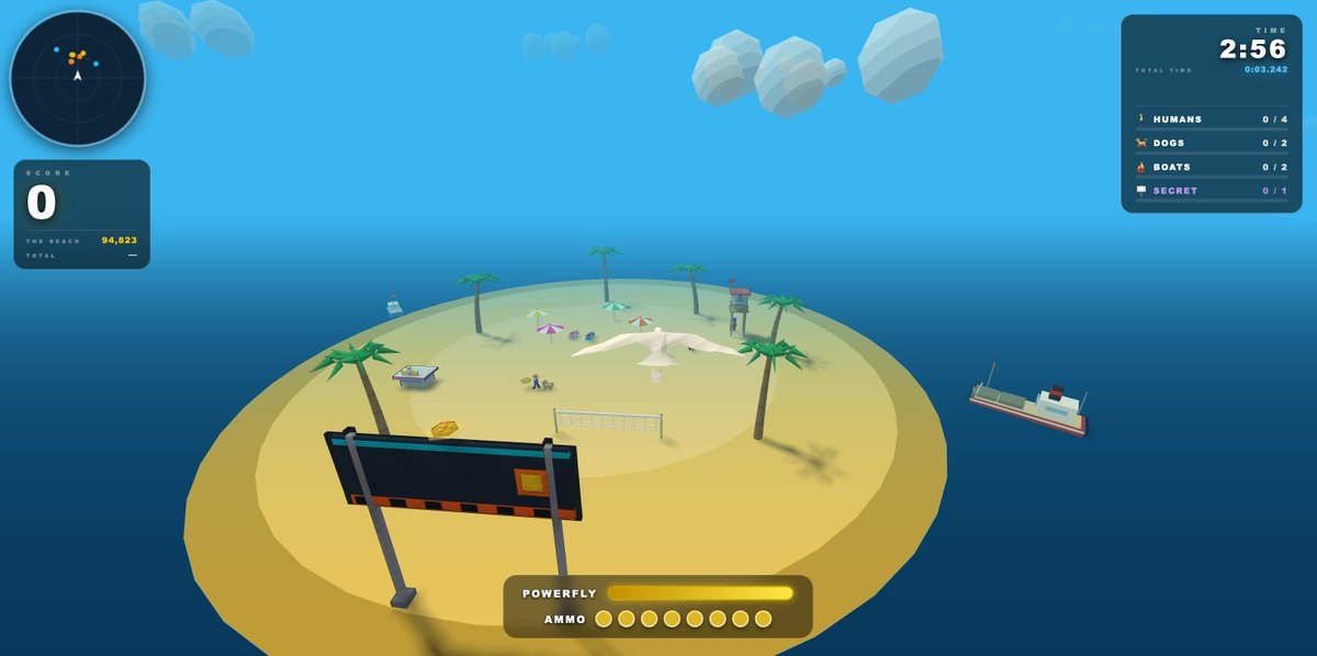 sleepinggianttm's tweet photo. Meet Steven the Seagull. My first game character.

Steven was a regular Seagull, doing what seagulls do best. Stealing chippies from tourists and shit on cars.

Until one day CorpoChem poisoned his nest and killed his family.

Steven survived as a mutant. But with what cost? Every one who he ever loved perished. 

Now he is armed with superfly power and unlimited toxic poop with a mission. Make everyone pay.

Take the CorpoChem down. 

Play the game here and revenge Steven's family.
https://t.co/Jxe0KWegUV

Took me two weeks to build this, and i have the most fun i had this year, doing something.

@threejs is a miracle for me. I can't believe that i can build something like that and just share with you guys on the browser.

@claudeai did all the heavy lifting.

I am super stocked to finish this game, add sound and music next, and improve the models before i move to the next project.

Any feedback is very welcome! 

#threejs #claude #fable5