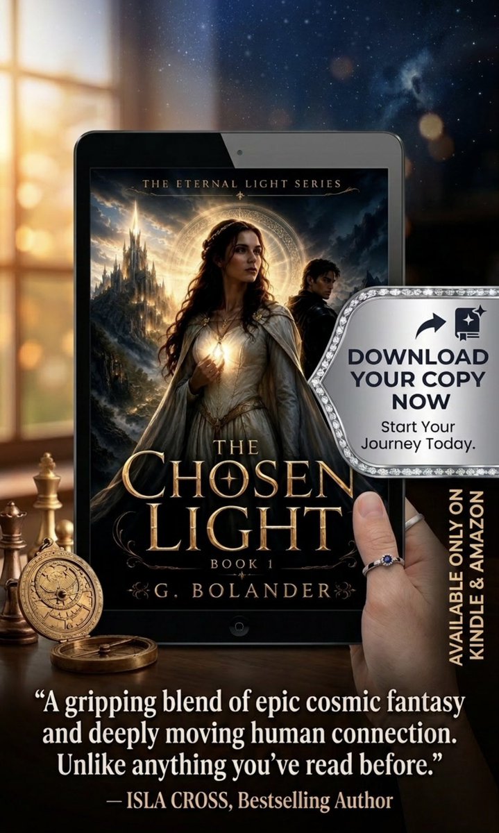 GBolander1's tweet photo. https://t.co/N0FAsuwTpF 
⭐️⭐️⭐️⭐️⭐️
#explorepage #gbolanderbooks #thechosenlight #theeternallightseries https://t.co/DCoHRQ9StM