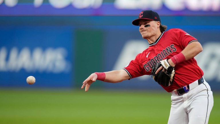 cle_wahoo's tweet photo. You could argue that he might turn his defense around like Bobby Witt Jr., but Bazzana doesn't have that elite speed, can't make plays coming in, and his arm is awful. Sadly, with the tools he has right now, he has already hit his ceiling defensively

#GuardsBall https://t.co/czfpg3jhOs