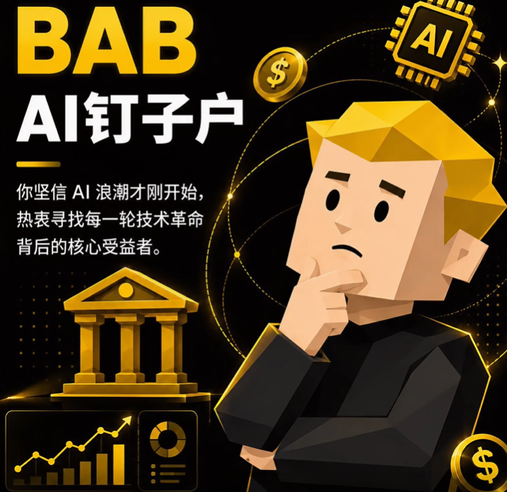 help_meee1's tweet photo. @binancezh BAB AI钉子户，AI浪潮才刚开始，我要死磕核心受益者。测试结果超级符合我。#我的bStocks偏好 https://t.co/2bh0BwaBCk
