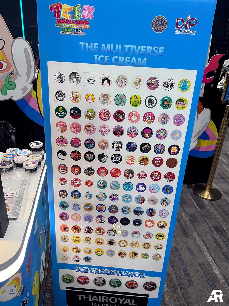 ARP_Vtuber's tweet photo. ท่านใดที่มาเข้าร่วมงาน TCEX 2026 นอกจากเราจะมีบูธแล้ว เรายังเข้าร่วมกิจกรรม "The Multiverse Ice cream" ด้วย สามารถซื้อได้ที่ตามจุดขายไอติมของงานเลยนะคะ 🍨

จุดตู้ไอติม The Multiverse Ice cream (ถ้วยละ 40 บาท)
-บริเวณหน้าเวทีใน Paragon Hall
-บริเวณหน้าทางเข้างาน Siam Paragon ชั้น 5 ใกล้โรงหนัง
-Nex Hall สยามเซ็นเตอร์

-----------------------

พบกันได้ที่งาน Thailand Character and Content Expo (TCEX) 2026
 
―　บูธ Algorhythm Project C08 ― 
📅 วันพฤหัสที่ 9 – อาทิตย์ที่ 12 กรกฎาคม 2026 
🕒 10:00 – 20.00 น.
📍 Paragon Hall, 5th Floor Siam Paragon

#TCEX2026 #ARProject