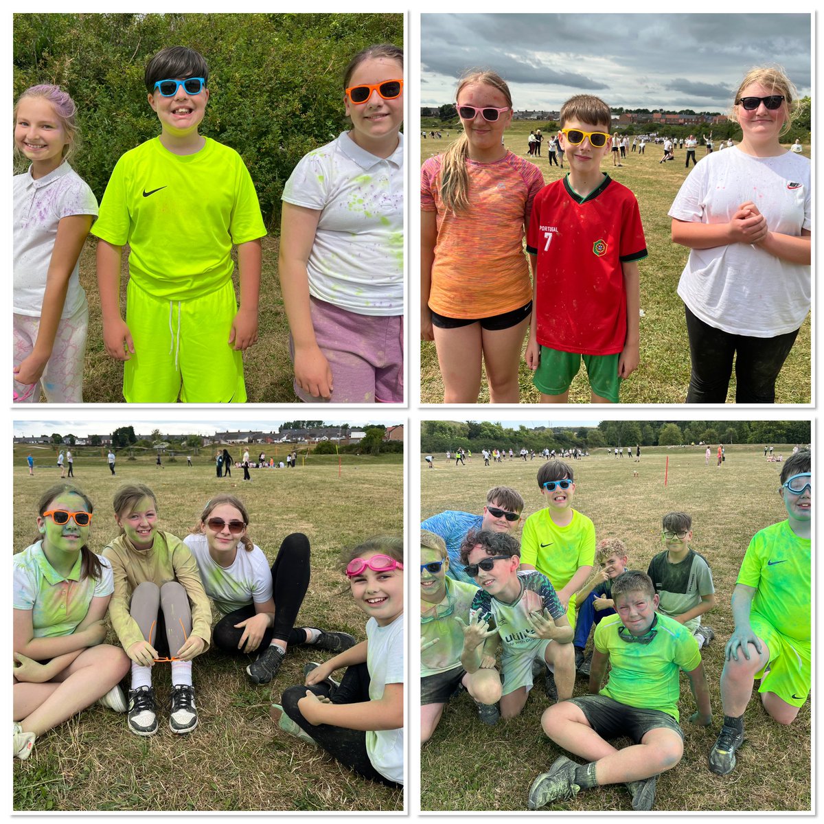 MrsR26792461's tweet photo. Year 6 had lots of fun at the colour run on Tuesday 🩷❤️🧡💛💚🩵💙💜 #ShineBright #TakeNotice #Connect @broadwayjuniors https://t.co/aWEyxNEYky