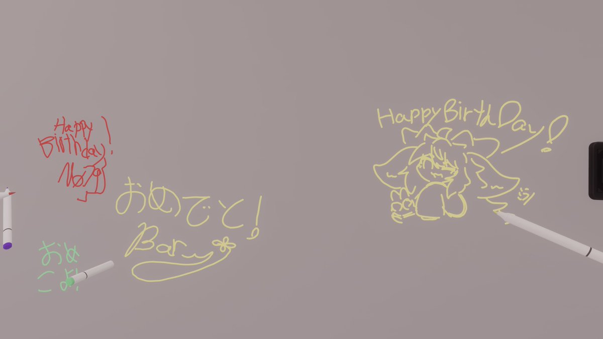 KemoPurin's tweet photo. 誕生日インスタンス来てくれてありがとう🥳
お祝いのメッセージ書いてもらって
みんなとツーショット撮りました！
とても幸せな一日になりました☺️ https://t.co/vQAYzm7Mxy