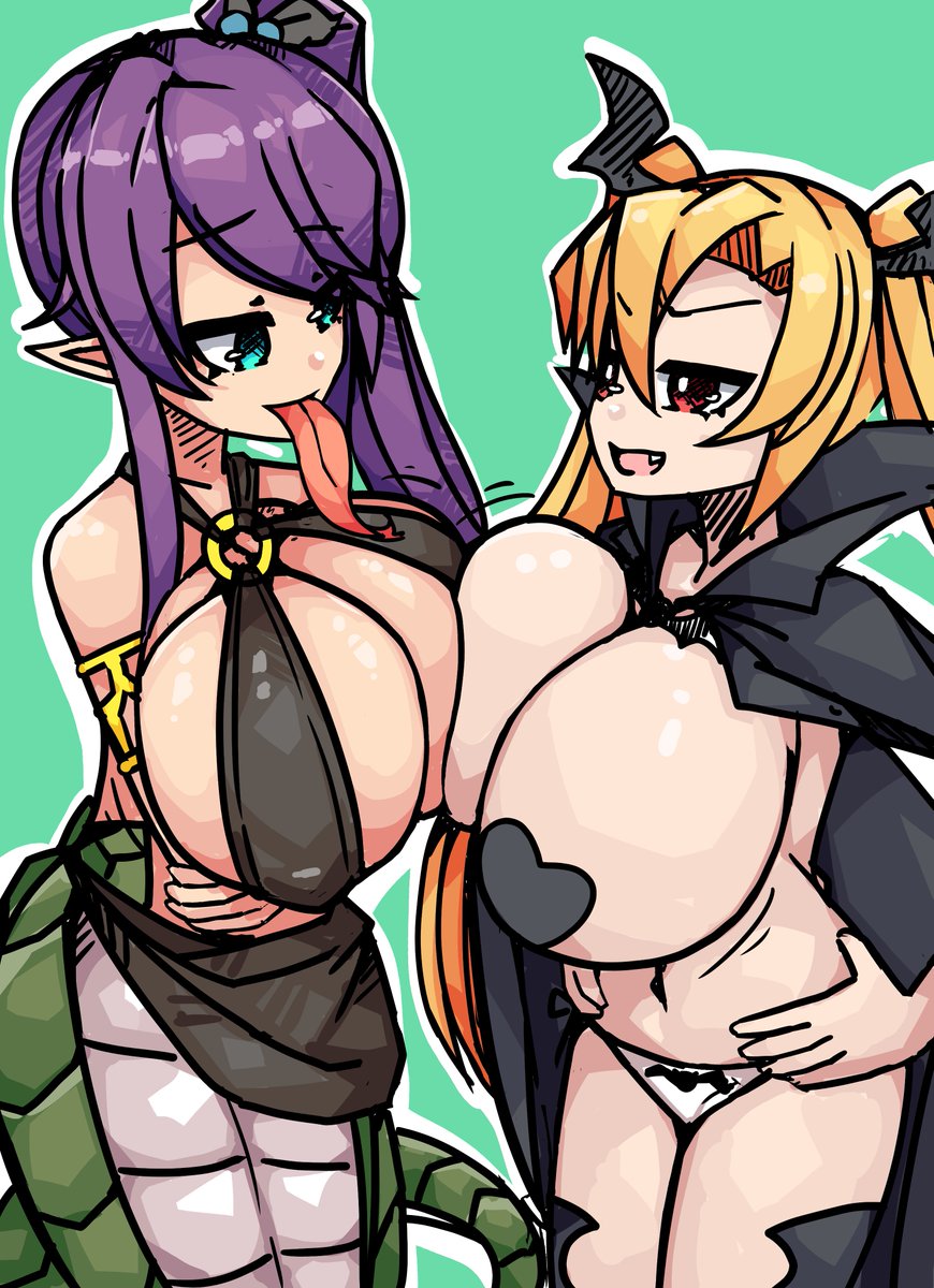 sukoburukurage's tweet photo. プチとヴァニラの乳比べ https://t.co/HDRmt3TEtT
