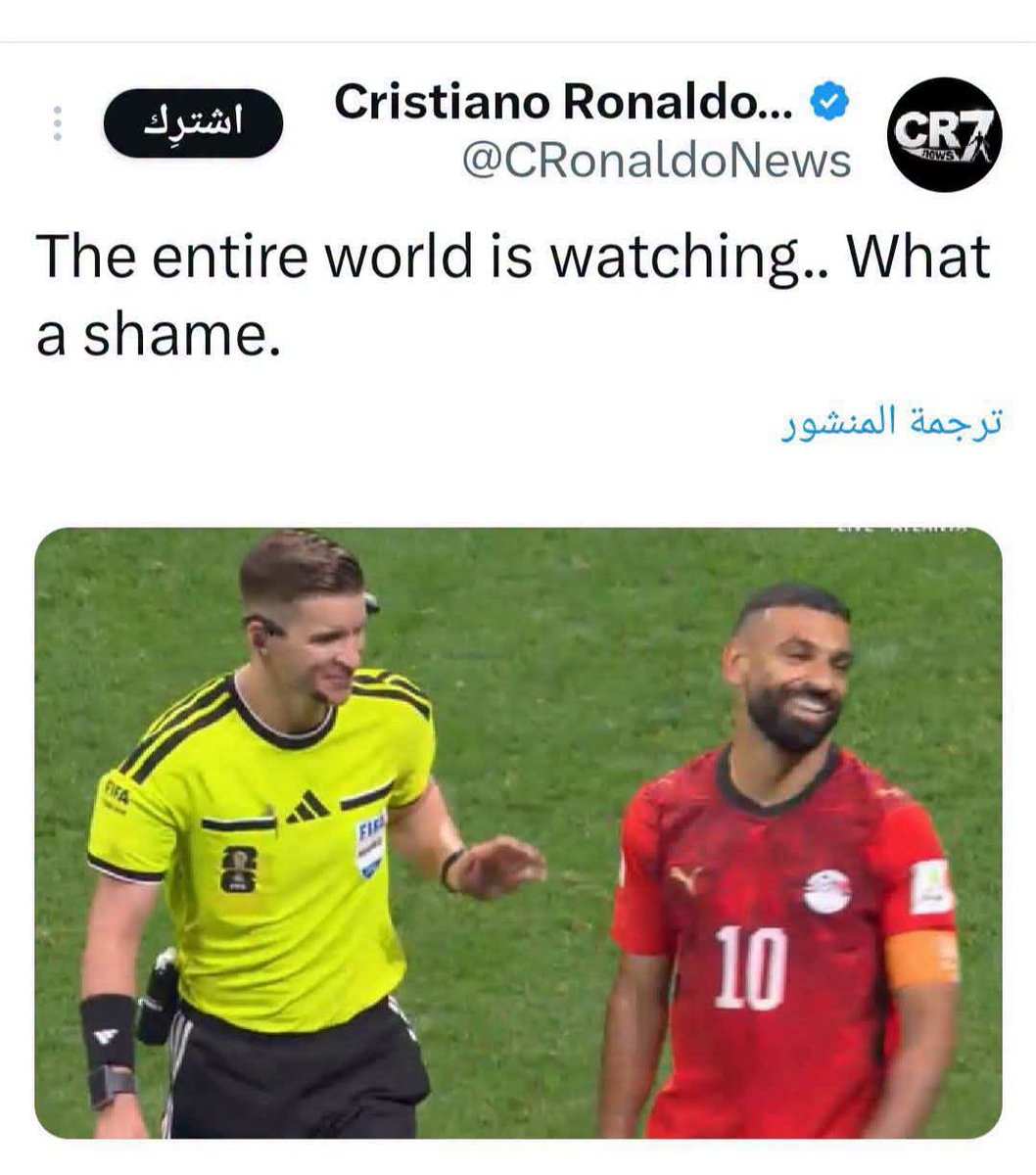 9NCKfymdlBoSCf3's tweet photo. كريستيانو رونالدو عبر اكس (تويتر): كل العالم يشاهد.. يا للعار! https://t.co/J9OGKZ85QV