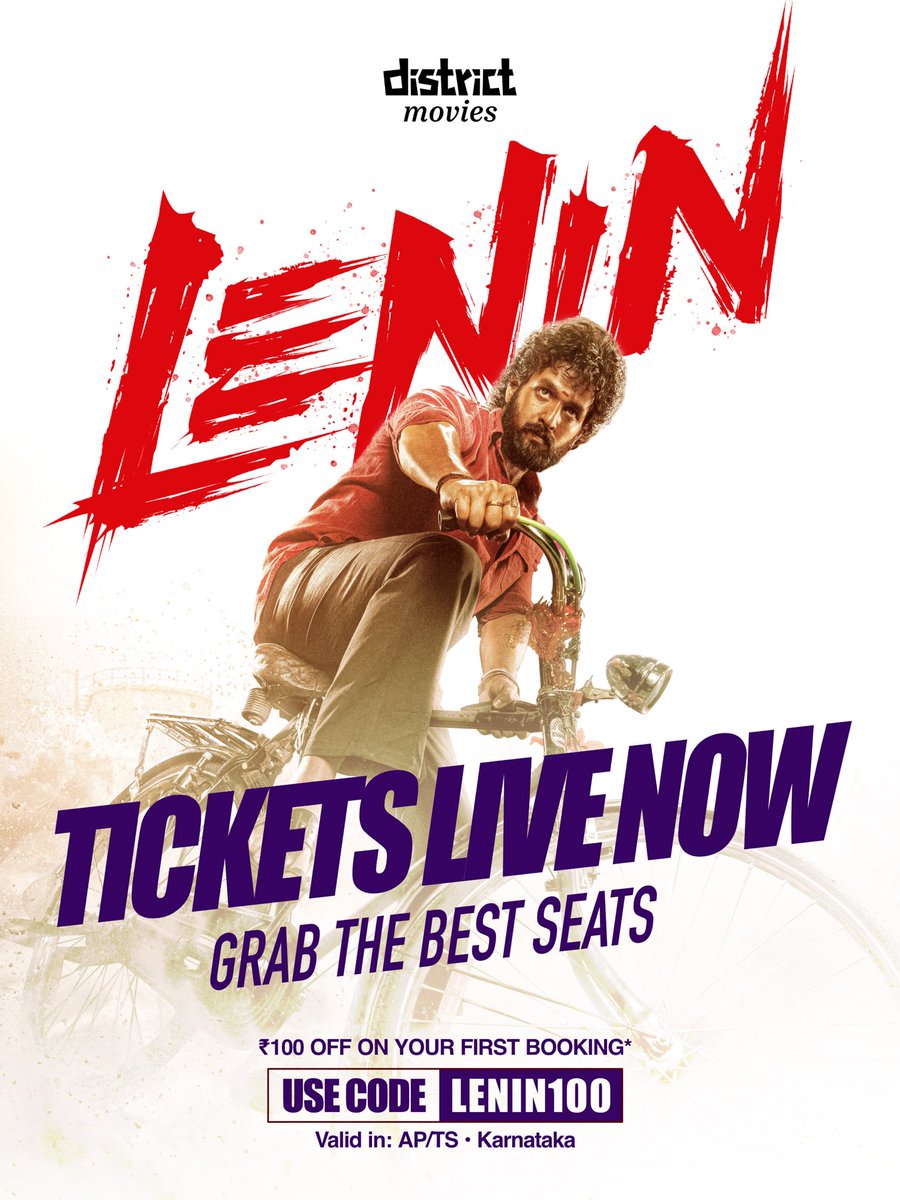Telugu_Cult's tweet photo. #Lenin Giveaway Alert🔥🔥🔥

10 vouchers giveaway 💥💥💥

Will Send Coupons , you can book on @district_india 

RT, Follow @telugu_cult and comment your Id 💥💥💥 #AkhilAkkineni https://t.co/uMQivXsrWB
