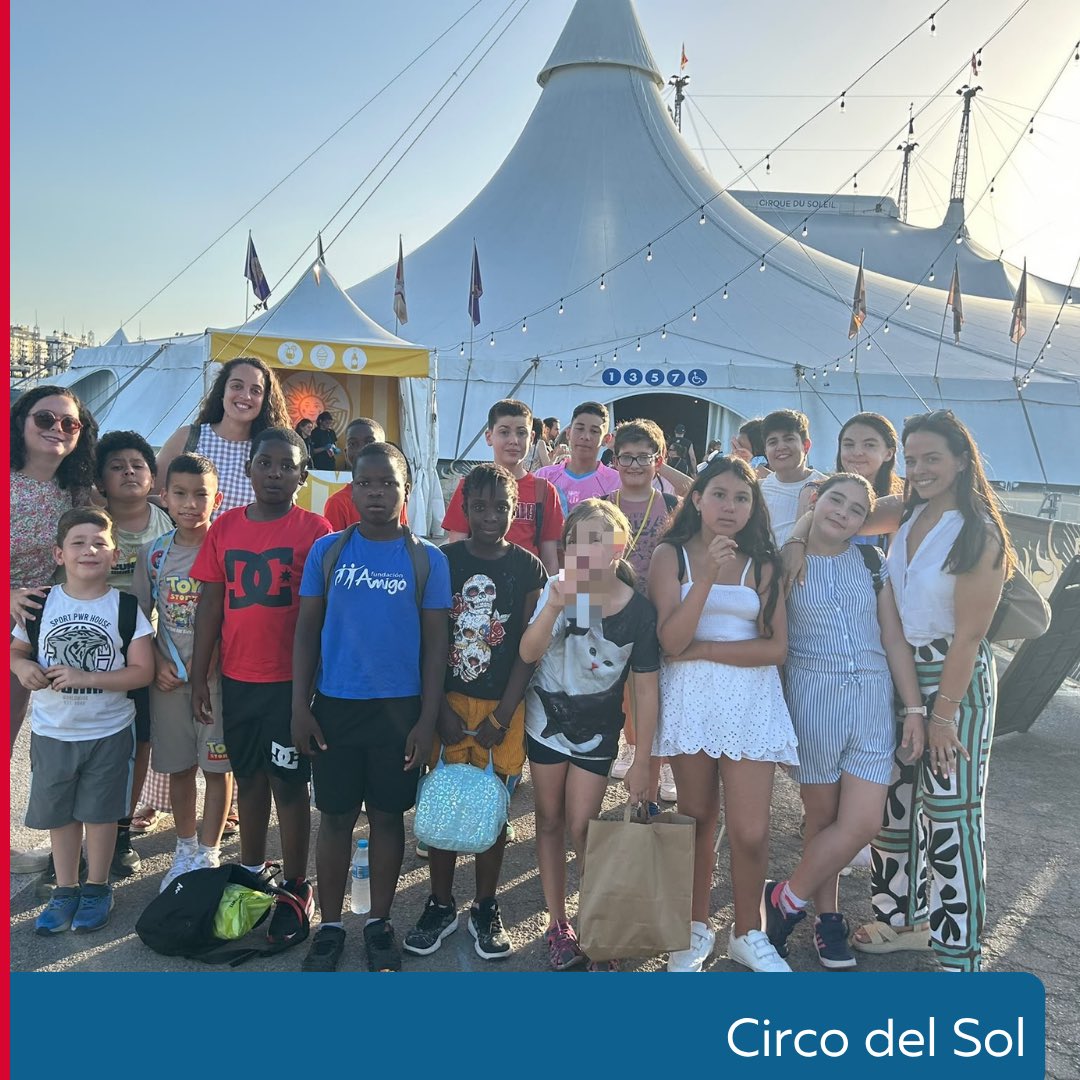 CJMontesionFA's tweet photo. ✨ ¡Hemos comenzado la #EscuelaDeVerano en el @CJMontesionFA por todo lo alto!

Nuestra primera salida de ocio y tiempo libre nos llevó a disfrutar del increíble espectáculo del Circo del Sol en Valencia. 🎪

(1/3)

#EstiuInclusiu #Llavor #ElCresol #VoluntariatSocial https://t.co/OXrrkrBulH