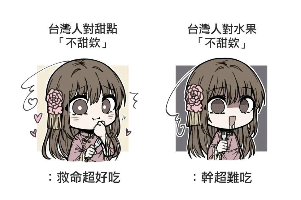 [閒聊] 台灣人 甜點不甜 VS 水果不甜 - 希洽 - PTT.BEST 批踢踢爆文