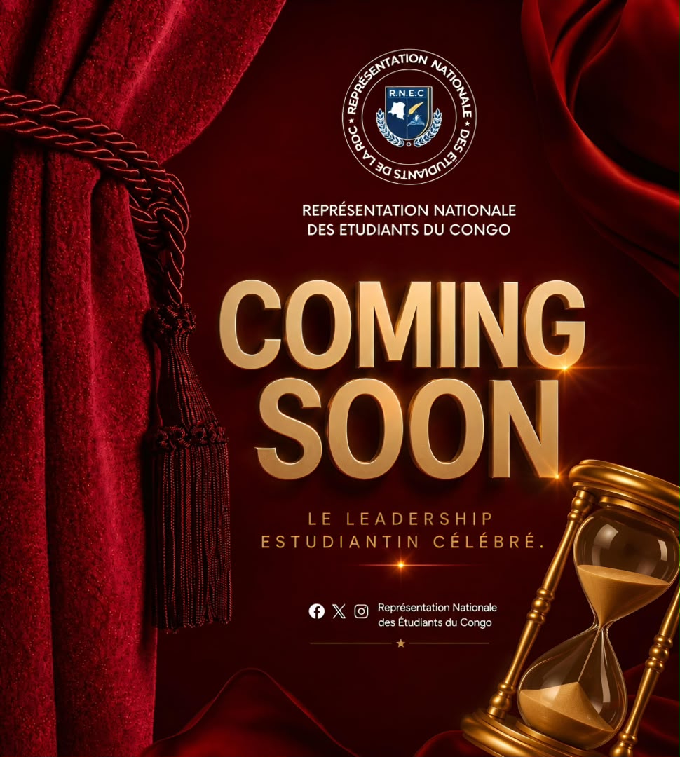RNECOFFICIELLE's tweet photo. COMMING SOON.💫

Prospère mukalamusi porte parole national des étudiants de la RDC ✍️. https://t.co/XLJ3XnCVTq