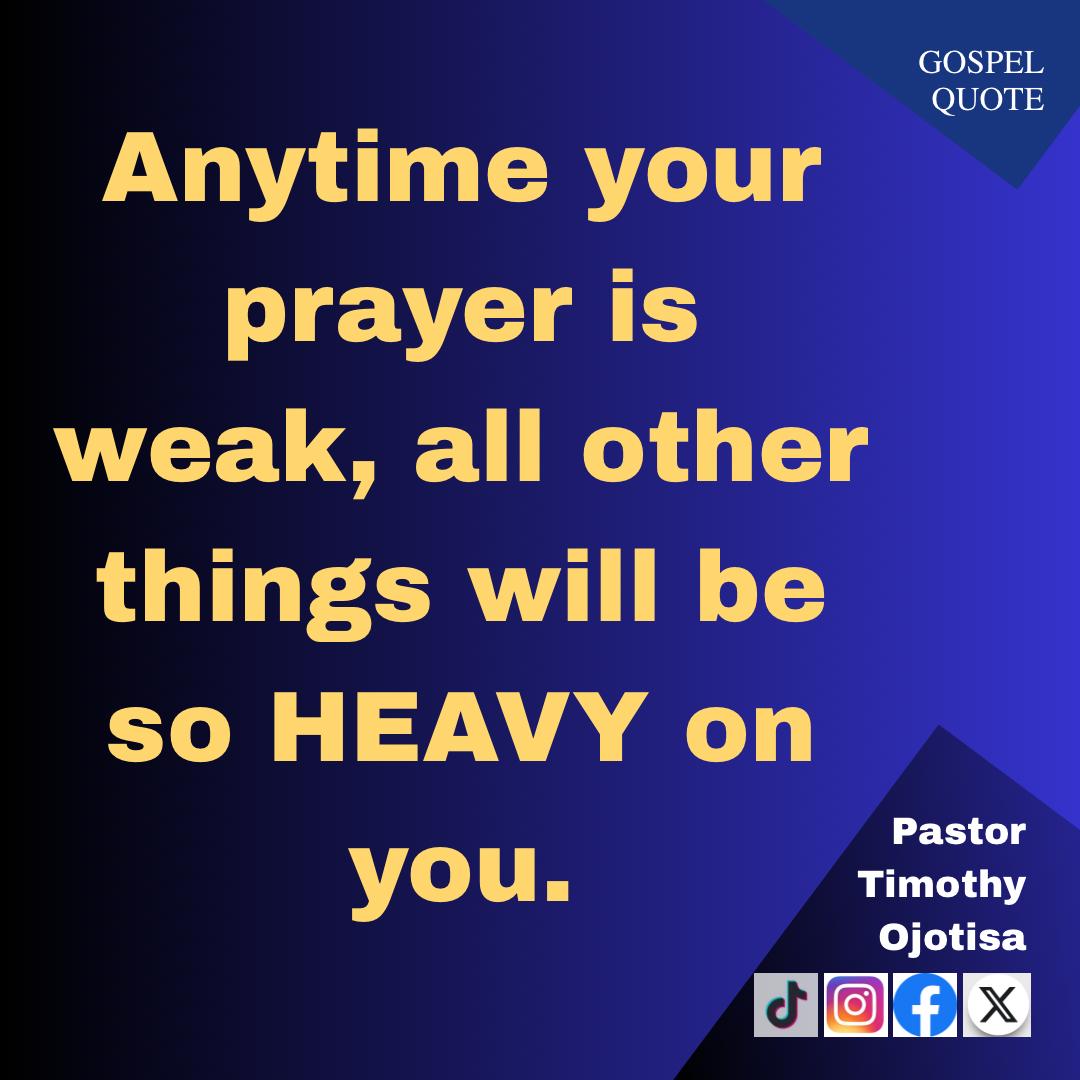 ajaluogun's tweet photo. Pray always. Gospel Quote from Pastor Timothy A.I Ojotisa. https://t.co/oAx9p37Gn0