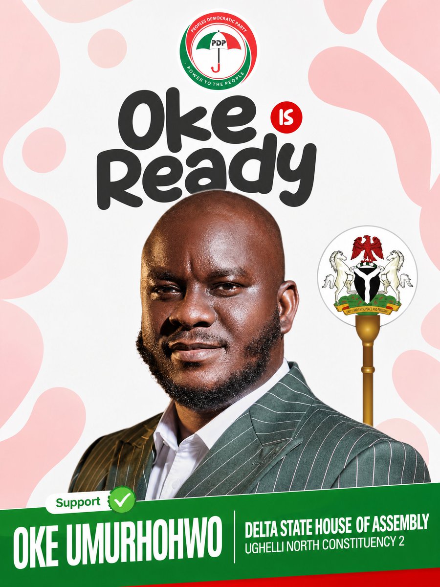OkeStalyf's tweet photo. 3. What are your plans for the people of Ughelli North Constituency 2 and how will you actualize them if elected?

My plans revolve around five major pillars.

The first is effective representation. I intend to be a strong voice for our people in the House of Assembly, ensuring that issues affecting our communities receive the attention they deserve.

The second is youth development and economic opportunities. Our young people are talented, energetic and ambitious. However, many lack access to opportunities. I intend to facilitate skills acquisition programmes, entrepreneurship support, technology training, internships and connections to existing government and private-sector opportunities.

The third is education. Education remains one of the most powerful tools for development. I will support initiatives that improve learning environments, encourage scholarships and expand educational opportunities for students across the constituency.

The fourth is development advocacy. While legislators do not directly execute projects, they have a responsibility to advocate, influence and ensure that communities receive their fair share of development. I will consistently engage relevant government agencies to attract projects and interventions to our communities.

The fifth is community engagement and social inclusion. No community should feel excluded. Every ward, every community and every stakeholder should have a voice.

These plans will be actualized through partnerships, advocacy, legislation, oversight and continuous engagement with government institutions, development partners and private-sector stakeholders.