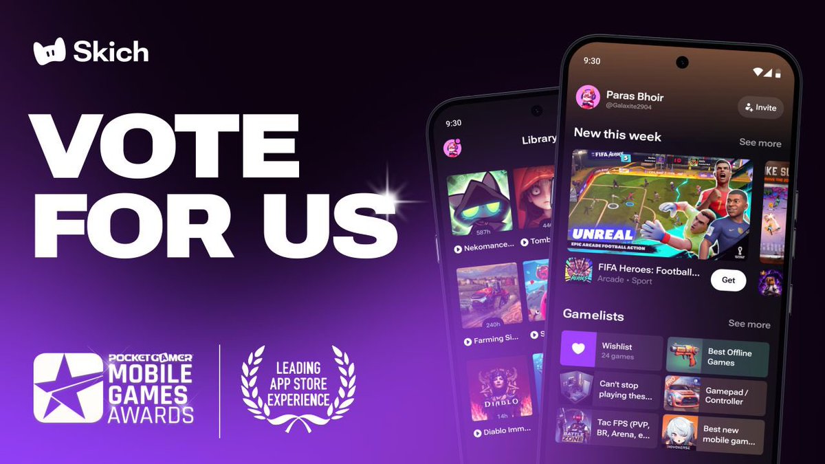 GEMCapitalCY's tweet photo. Congratulations to our portfolio company Skich on being shortlisted for PocketGamer’s Mobile Games Awards 2026 in the "Leading App Store Experience" category!

This marks Skich’s second consecutive nomination for the award. Let's bring it home! 🚀 https://t.co/3kWFT9DbKo