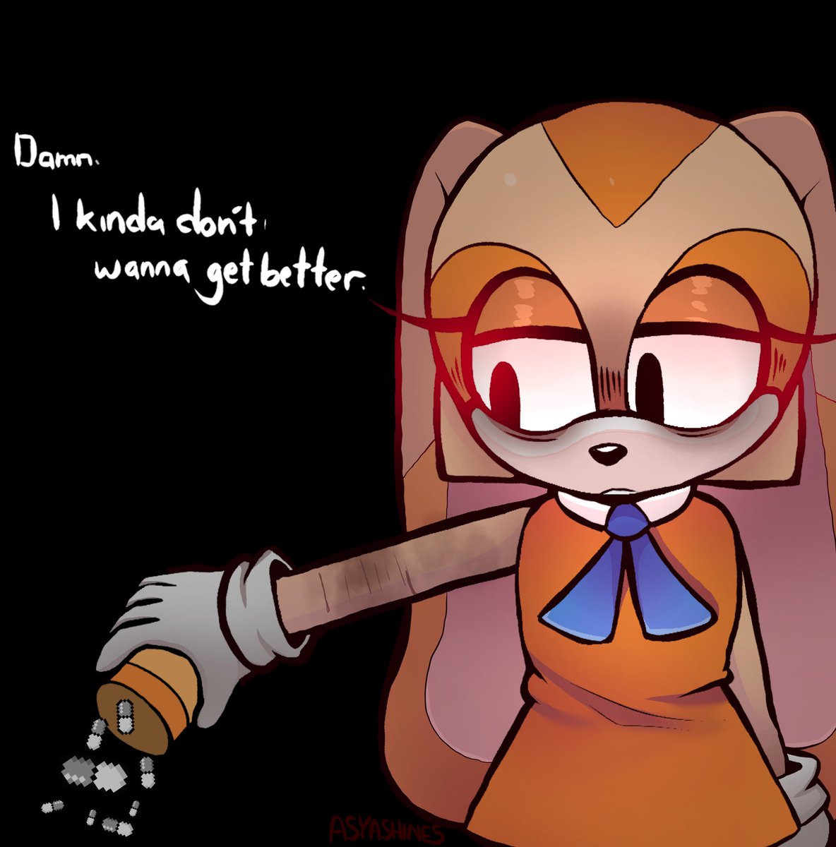 AsyaShines's tweet photo. Intrusive thoughts thru art.
#SonicTheHedeghog #creamtherabbit #vent https://t.co/5FQgHMeQbH