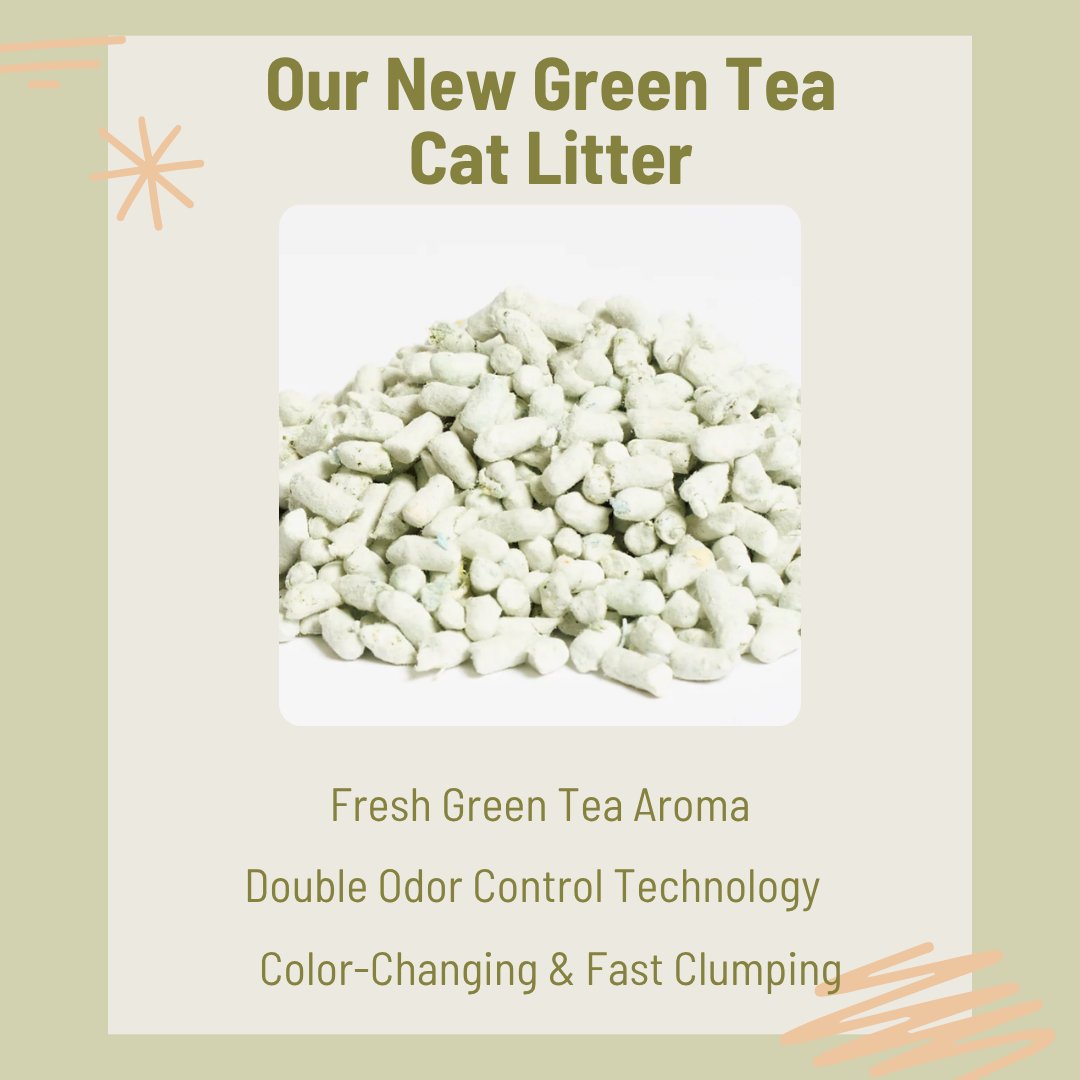 KochoUsa's tweet photo. A fresh addition to the KOCHO family, our Green Tea Cat Litter combines upcycled Japanese green tea leaves with advanced odor control for a cleaner litter experience.
#KOCHO #GreenTeaLitter #NewArrival #CatCare #FreshHome https://t.co/rQt1t1Z229