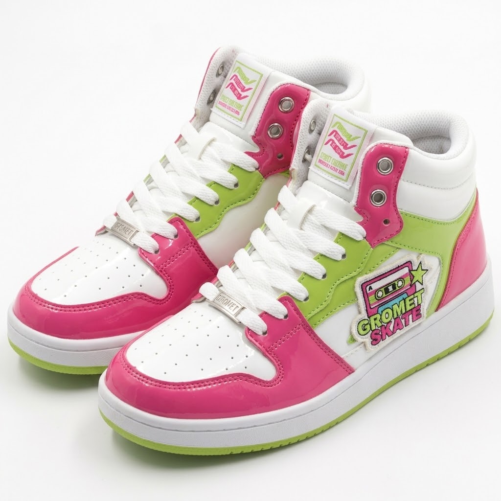 ai_4_musume's tweet photo. #AIart  #feetfetish

靴から女の子を考えるシリーズ

90'sストリート風ハイカットスニーカー。

白・ピンク・ライムグリーン
平成の夏を思い出すようなカラー https://t.co/GAPmmbs6fH