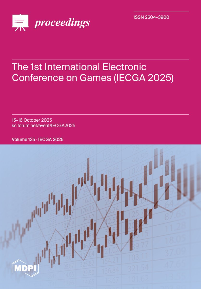 ProceedingsMDPI's tweet photo. IECGA 2025๐Conference proceedings are in Press! https://t.co/rRBs3f2SBN
Feel free to read more from the proceedings of The 1st International Electronic Conference on Games Organized by @GamesMdpi ๐ฒ
#ExperimentalGame #Bargaining #Negotiation #ComputationalGame #GameTheory https://t.co/IzZMHOCPtI