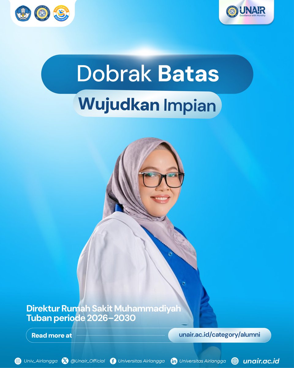 Unair_Official's tweet photo. Setiap mimpi selalu dimulai dari langkah pertama. 💙

Perjalanan dr. Ratna Ernawati, SpOG membuktikan bahwa keterbatasan bukanlah alasan untuk berhenti bermimpi. https://t.co/5sVkM6uEFd