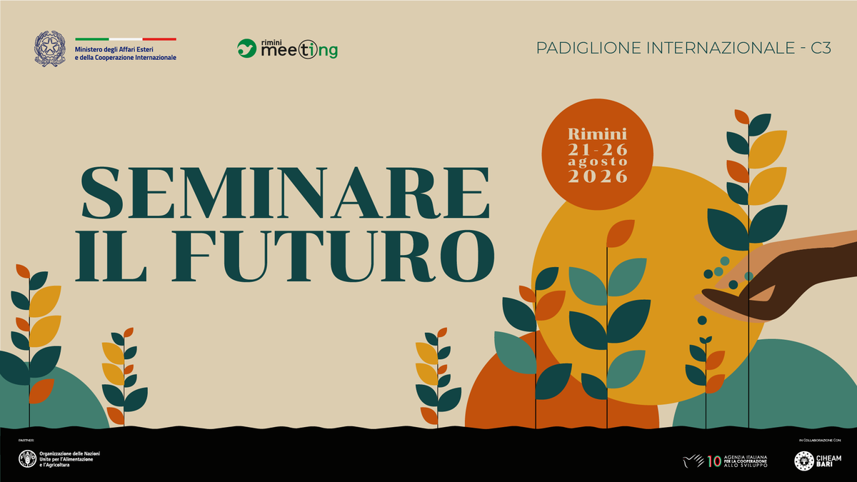 cooperazione_it's tweet photo. SEMINARE IL FUTURO | @ItalyMFA al @MeetingRimini con un viaggio attraverso le progettualità della #CooperazioneItaliana🇮🇹 per filiere agroalimentari sostenibili, crescita e sviluppo dei paesi partner. In collaborazione con @aics_it @CIHEAMBari

https://t.co/zLTMM5CJVx

#StayTuned https://t.co/cZhQQyIfVN