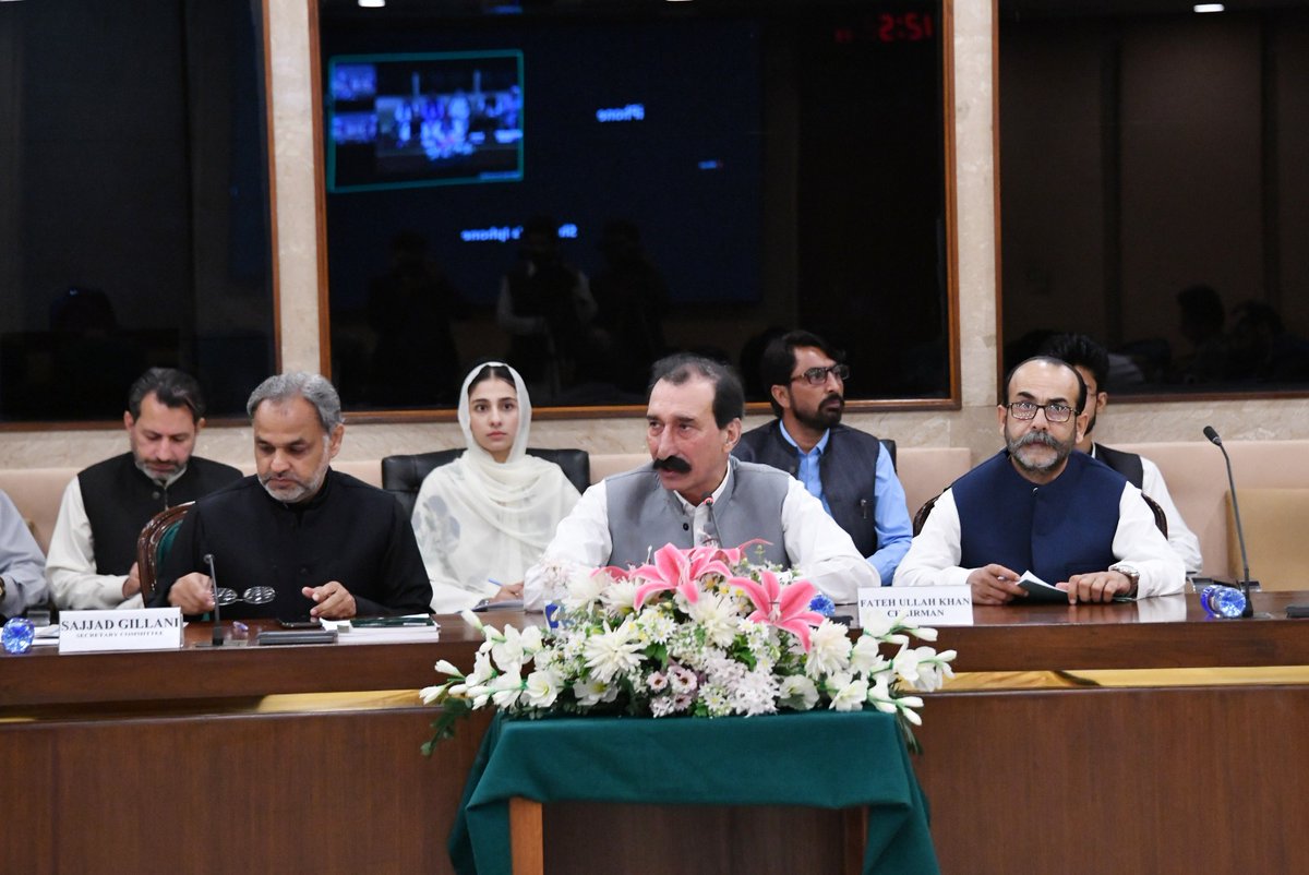 NA_Committees's tweet photo. The Standing Committee on Defence met today under the Chairmanship of Mr. Fateh Ullah Khan, MNA at Parliament House, Islamabad.
 
#NACommittee https://t.co/Zn8YeyBd9E