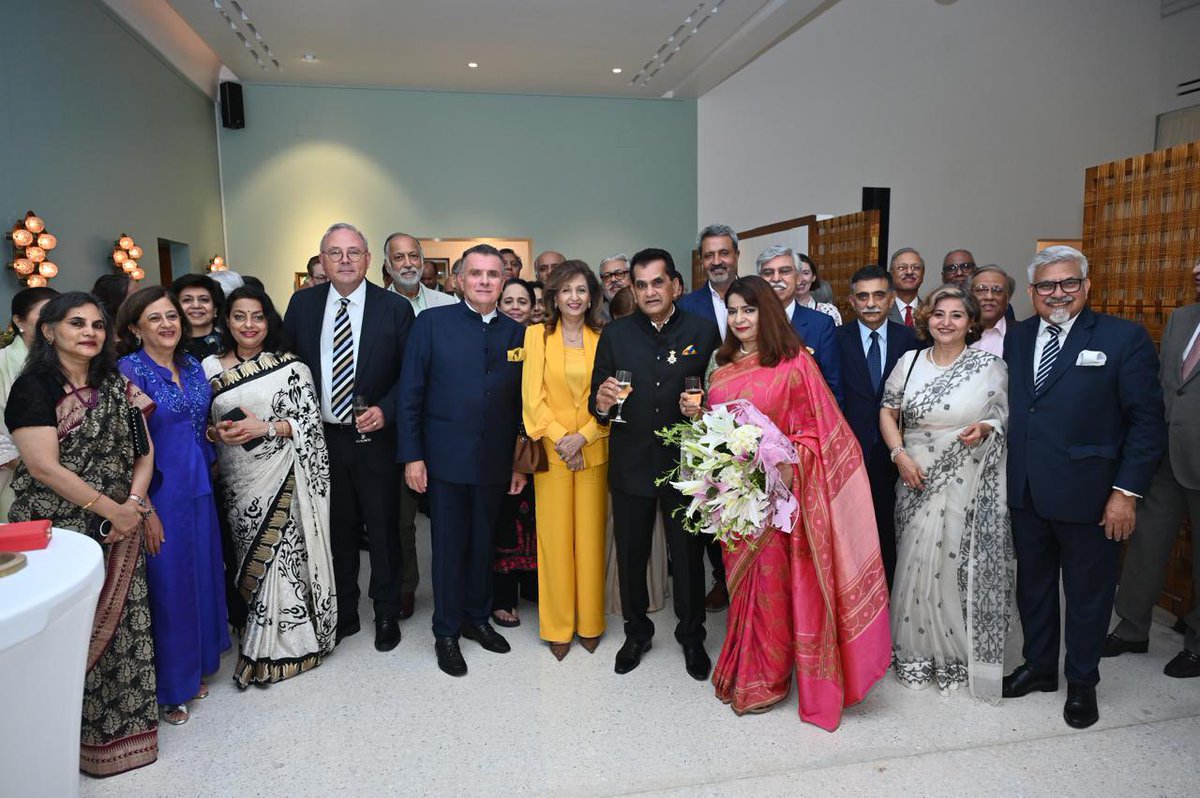 amitabhk87's tweet photo. Incredibly honoured to receive the Royal Order of the Polar Star (Knight First Class) from the Government of @Sweden. Sweden has been a long-standing partner of India, and over more than a century Swedish companies have helped build industries, train talent and drive innovation here. Ericsson, Saab, Volvo, H&M, IKEA and many others have been part of India’s industrial and digital transformation. 

Whether in Make in India, 5G, or renewables, this partnership has rested on trust, shared values and a commitment to making progress benefit everyone. Grateful to have played a part in strengthening this key relationship, and also deeply appreciative of Ambassador Jan Thesleff’s outstanding contribution to India–Sweden relations over these years. @SwedishPM @SwedensAmbIndia @SwedeninIndia