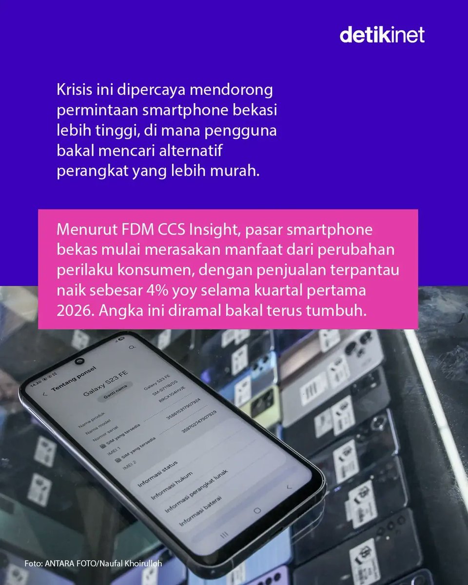 detikinet's tweet photo. Tren Ini bukti kalau fungsionalitas dan efisiensi biaya kini jadi prioritas utama bagi para pengguna gadget. Begini pandangan pengamat! https://t.co/LJtUICQuzU