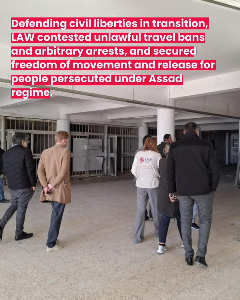 LegalActionWW's tweet photo. In 2025, we continued our frontline work in #Syria.
This is a snapshot of how we ensured victims and survivors can access #Justice, where it is the most needed.

Read more in our #AnnualReport2025: https://t.co/qXP054gilr https://t.co/fhScFTMhaj