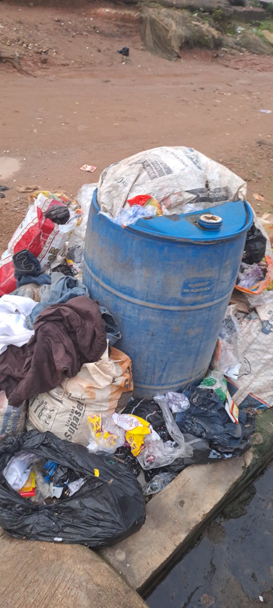Popoolababajide's tweet photo. @tokunbo_wahab @LasgMOE This is what Apana street,ile'we ejigbo,Isolo  looks like despite the increase in LAWMA BILL.

The flood has just started and NIMET says the peak is yet to come,yet government only agency allowed to pick the refuse is not responsible.
Lagos Government is the one causing flooding. https://t.co/1ndHhBMTCq