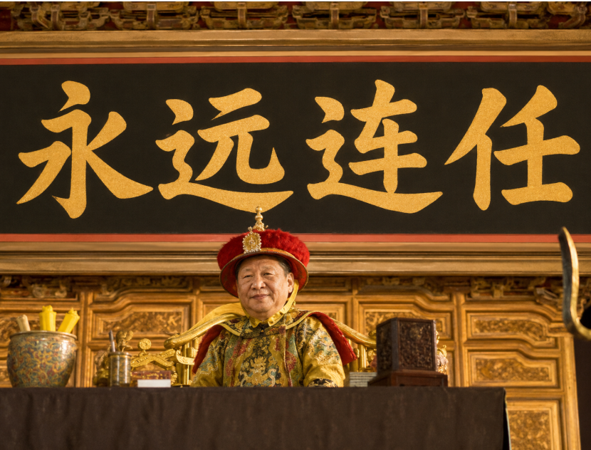 satireorcry1's tweet photo. 康熙：正大光明
孙中山：天下为公
习近平：永远连任 https://t.co/FI8x1tURCS