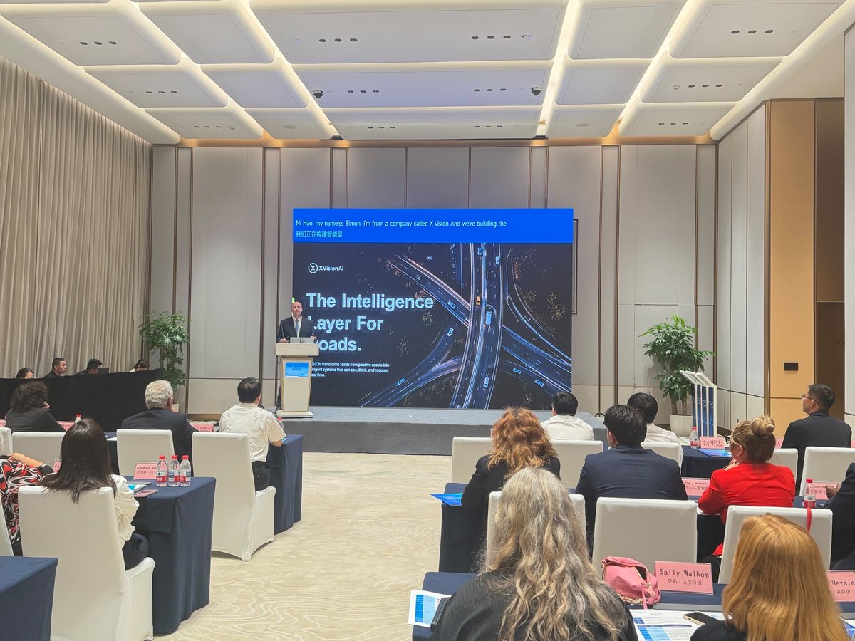 simonmaselli's tweet photo. Sharing insights on intelligent infrastructure with Chinese officials in Xiongan new area this morning. Mind blown 🤯 by the speed these guys work at https://t.co/Qn6khITdoE