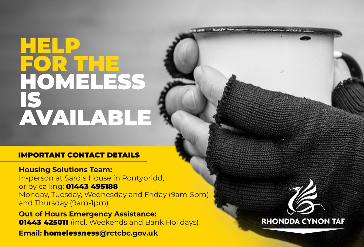 RCTCouncil's tweet photo. Help is available if you are at risk of losing your home. Our Housing Advice Centre offers support to those experiencing difficulties (financial issues, arrears, notice to leave accommodation). The sooner you tell us, the more options we may have to help: https://t.co/1IfGTuidwz https://t.co/pxqMqy2rs3