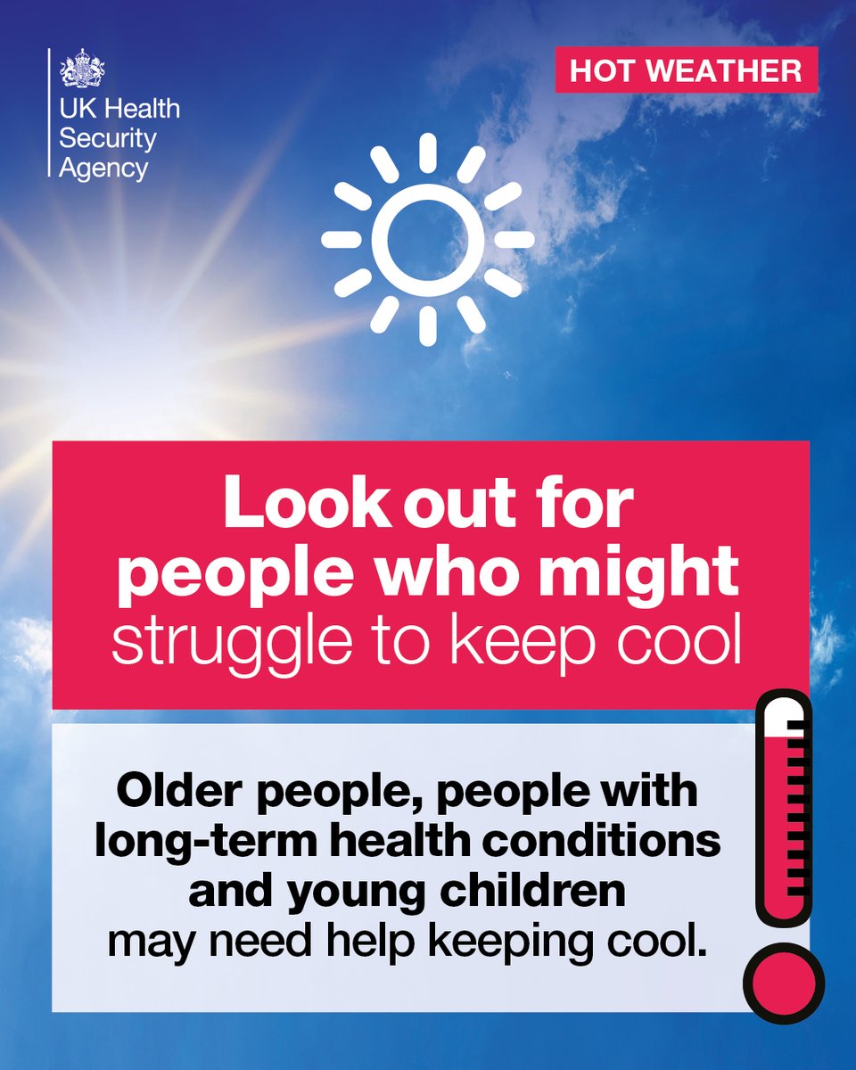 cityoflondon's tweet photo. 🌡️ Hot weather is here. Stay hydrated, know where to cool down, and learn the signs of heat related illness: https://t.co/RIo0gnkP17 
 
Free app for water refills: https://t.co/11DDZRQWCw 
 
Cool spaces map: https://t.co/QBHcunZKkA

#WeatherAware #BeatTheHeat https://t.co/HWP7O1dVHg
