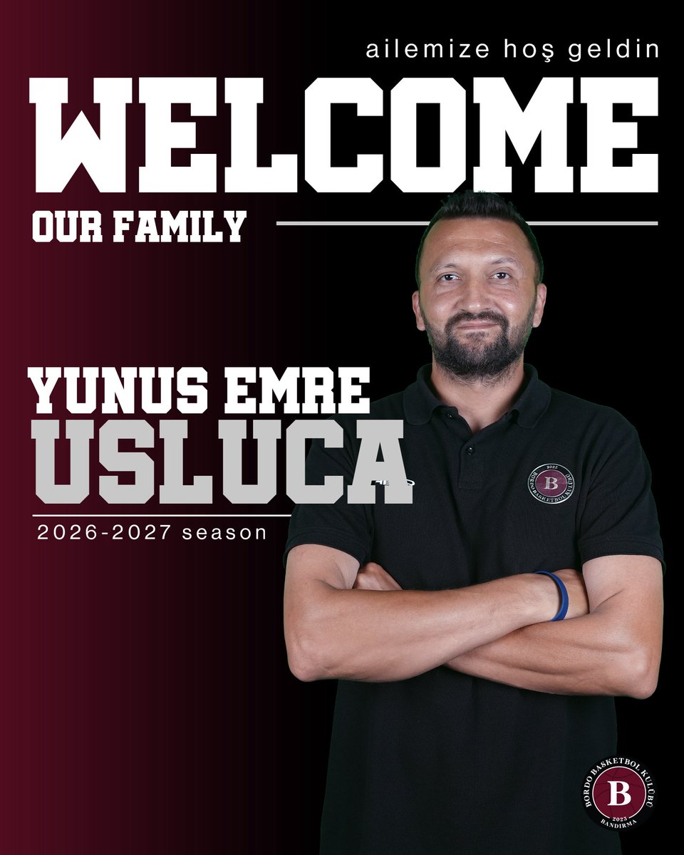 BordoBK's tweet photo. Bordo Ailesine Hoş Geldin Yunus Emre Usluca!

Pizza Bulls Bordo Bandırma Basketbol Kulübü Basketbol Gençler Ligi Takımı Atletik Performans Koçluğu görevine Yunus Emre Usluca getirildi.

A Milli Atletizm sporcusu geçmişine sahip olan Yunus Emre Usluca, uzun yıllardır atletik performans alanında önemli görevler üstlendi. Kıdemli Atletizm Antrenörü olan Usluca; Banvit BGL, Bandırma Kırmızı, Gaziantep BGL, U18 Erkek Milli Takımı ve Göztepe A Takımı’nda atletik performans antrenörü olarak görev yaptı.

Yunus Emre Usluca ayrıca Türkiye Basketbol Federasyonu Atletik Performans Antrenörü olarak da çalışmalarını sürdürdü.

Pizza Bulls Bordo Bandırma Basketbol Kulübü olarak Yunus Emre Usluca’ya Bordo ailesine hoş geldin diyor, yeni görevinde başarılar diliyoruz.