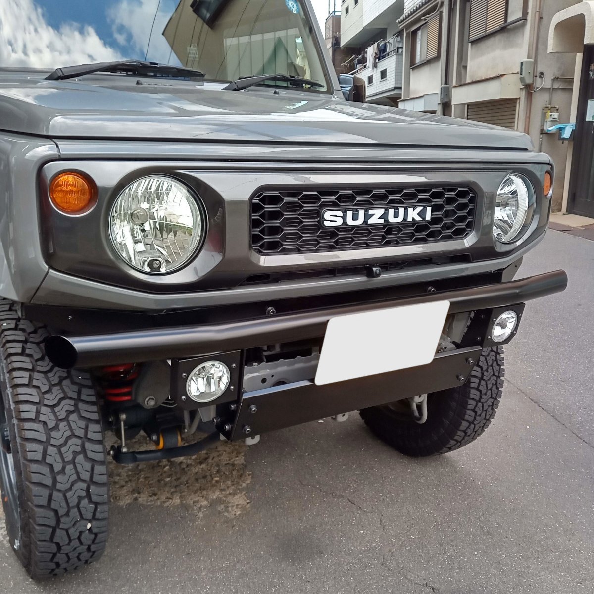 ジムニーJB64のカスタム依頼！ 🔸4x4エスポワール フロントパイプ